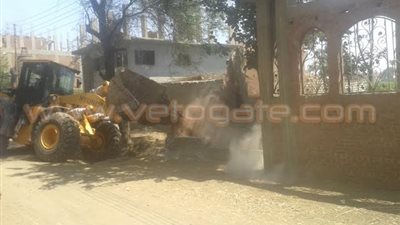 بالصور.. إزالة 24 حالة تعدٍ على الأرضي الزراعية بطوخ