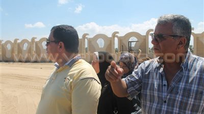 محافظ دمياط يتفقد أرض أملاك الدولة التي تم الاستيلاء عليها بالسيالة