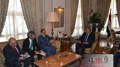 وزير الخارجية يبحث جهود حل أزمة اليمن مع المبعوث الأممي