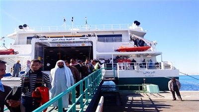 وصول وسفر 626 راكبا بميناء نويبع.. اليوم