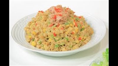 بالفيديو.. طريقة عمل سلطة المكرونة بالتونة اللايت