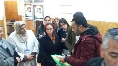 نائبة محافظ الإسكندرية تتفقد العيادات الطبية