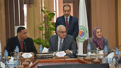محافظ الدقهلية في أول مشاركة لمجلس جامعة المنصورة