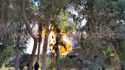 بالصور.. انفجار 3 معامل للمواد الكيماوية بمصنع شبرا المحترق