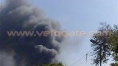 بالصور.. قوات الحماية المدنية تواصل أعمالها لإخماد حريق شبرا