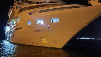 ميناء بورسعيد يستقبل “Celestyel crystal“ وعلى متنها 1416 سائحا | صور