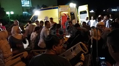 نشوب حريق بمستشفى بدر التابع لجامعة حلوان دون إصابات (صور)