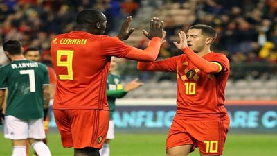 لوكاكو وهازارد يقودان هجوم بلجيكا أمام فرنسا