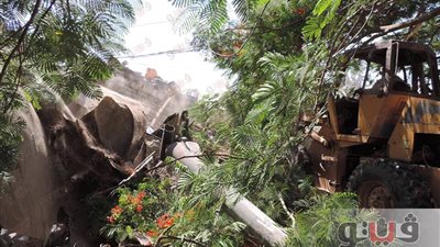 بالفيديو والصور.. إزالة تعديات على أرض ملك محافظة الشرقية