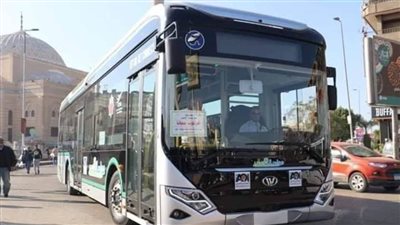 تشغيل الأتوبيس الكهربائي مجانًا في ٦ أكتوبر | صور