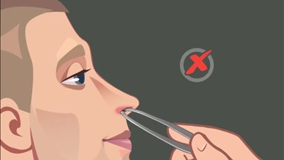 نزع شعر الأنف يؤدي إلى الموت (فيديو)