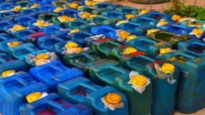 ضبط 3500 لتر بنزين قبل بيعها بالسوق السوداء في كفرالشيخ