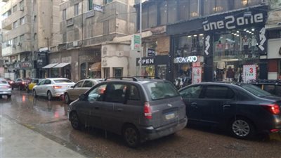 هطول أمطار غزيرة على الإسكندرية | صور