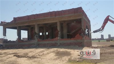 حملة لإزالة التعديات على الأراضي الزراعية بمنطقة باغوص في الفيوم