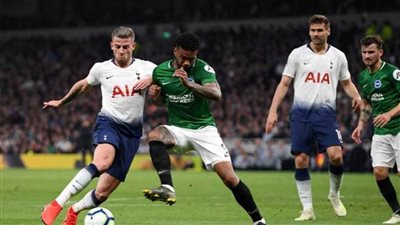 توتنهام يفوز علي برايتون بهدفين في الدوري الإنجليزي 