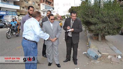 بالصور.. القصاص يتفقد أعمال النظافة بالمحافظة