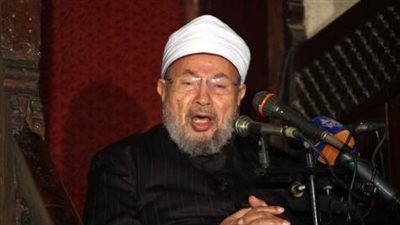 بالفيديو.. القرضاوى: مَن يعادى قطر كافر
