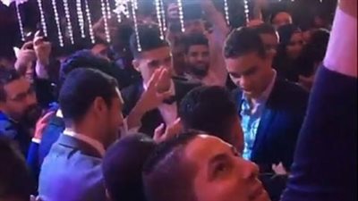 رامي ربيعة وسعد سمير يحضران حفل زفاف أحمد الشيخ