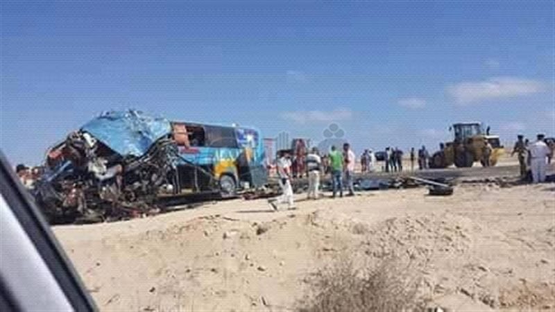 حادث تصادم مطروح