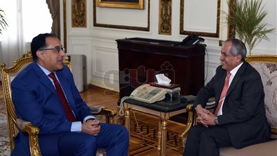 رئيس الوزراء يلتقي سفير الأردن لبحث مضاعفة التعاون الاقتصادي