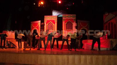 بالصور.. باب الفتوح على مسرح دمياط الجديدة اليوم