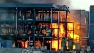 مقتل 19 شخصا إصابة 12 آخرين في انفجار بمنطقة صناعية بالصين (صور)