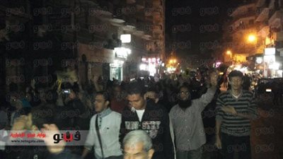 أهالي المنصورة يفضون مسيرة لأنصار 