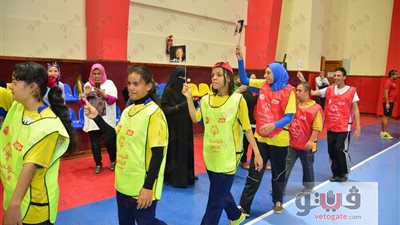 بالصور.. احتفالية رياضية باليوم العالمي لمؤسسة الأولمبياد الخاص