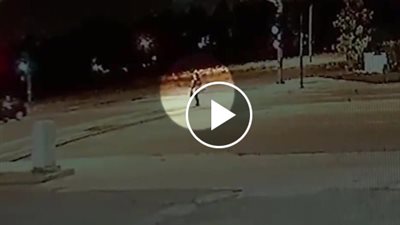 لحظة مقتل امرأة حامل دهسا أثناء سيرها في الشارع (فيديو)