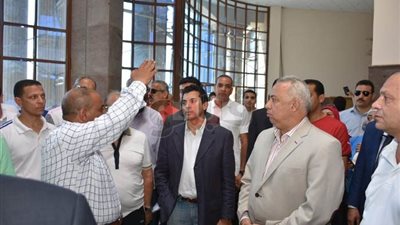 20 صورة ترصد زيارة وزير الرياضة للشرقية