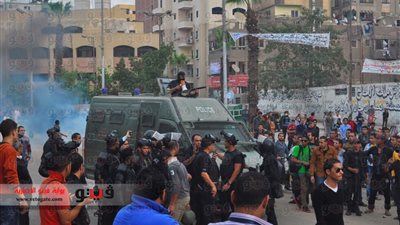 الهدوء يسود شارع الهرم بعد اشتباكات بين قوات الأمن والإخوان أمس