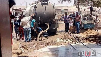 انقطاع المياه عن «15 مايو» بسبب كسر ماسورة