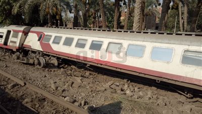 «فيتو» في موقع حادث قطار البدرشين (فيديو وصور)