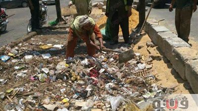 بالصور.. استمرار حملات النظافة بنطاق حي العجوزة