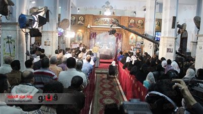 انتهاء قداس الأربعين على أرواح شهداء الوراق