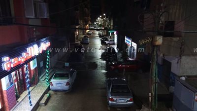 أمطار خفيفة ومتوسطة بالقليوبية وفرق الطوارئ في الشوارع