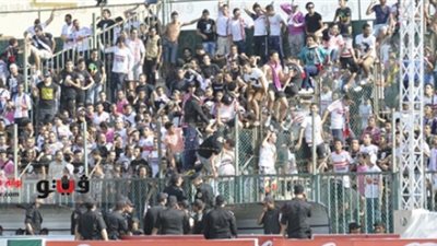 جماهير الزمالك تبدأ التوافد على مدرجات حلمى زامورا
