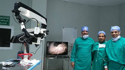 أجهزة حديثة لجراحة المخ والأعصاب بمستشفى بني سويف العام