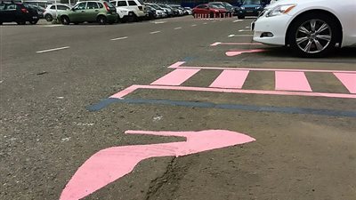 موقع «ركن» النساء للسيارات بمطار موسكو يثير غضبهن