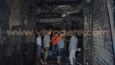 محافظة القاهرة: لجنة هندسية لمعاينة المحال المحترقة بحارة اليهود