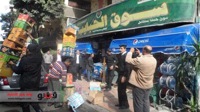 بالصور.. حملة أمنية لرفع إشغالات المقاهي بالزمالك