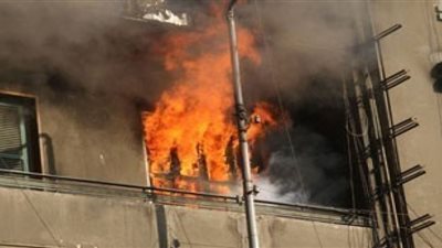 انتداب المعمل الجنائي لبيان سبب حريق شقة في عقار بميدان لبنان