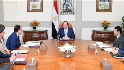 تفاصيل لقاء السيسي ووزير الرياضة بحضور مدبولي