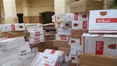 ضبط ٥٠٠ علبة سجائر مجهولة المصدر في بورسعيد