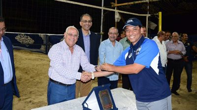 اختتام بطولة الجمهورية لكرة الطائرة الشاطئية في بورسعيد (صور)