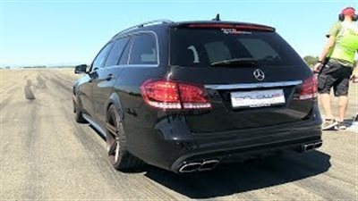 سيارة مرسيدس E63 AMG تستمد قوتها من محرك V8 سعة (فيديو)