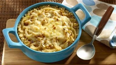 أرز بالبصل والبارميزان من مطبخ بسمة السباعي