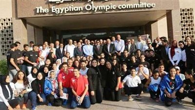 البعثة المصرية المشاركة في دورة الألعاب الأفريقية تغادر القاهرة