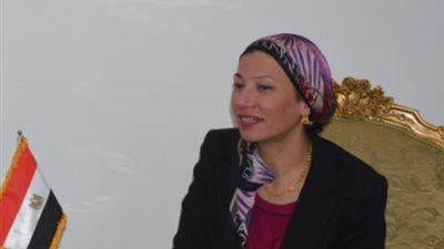وزيرة البيئة تغادر مطار القاهرة متوجهة إلى أمريكا