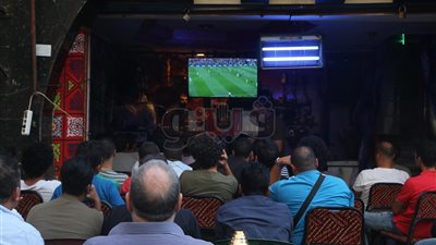 حالة من الترقب بين المصريين في مباراة فرنسا وكرواتيا (صور)